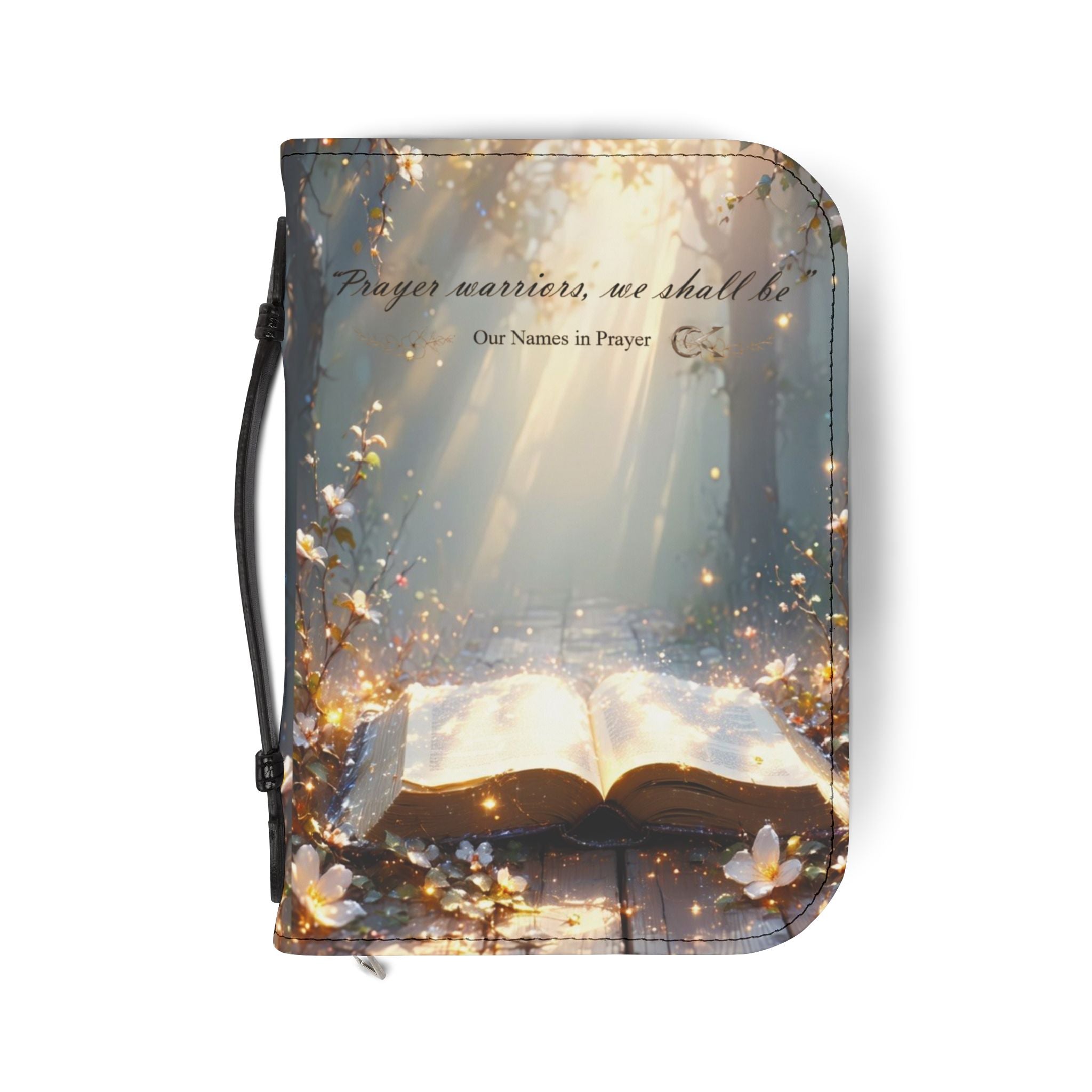 Cross-Keys Flower Bible Cover