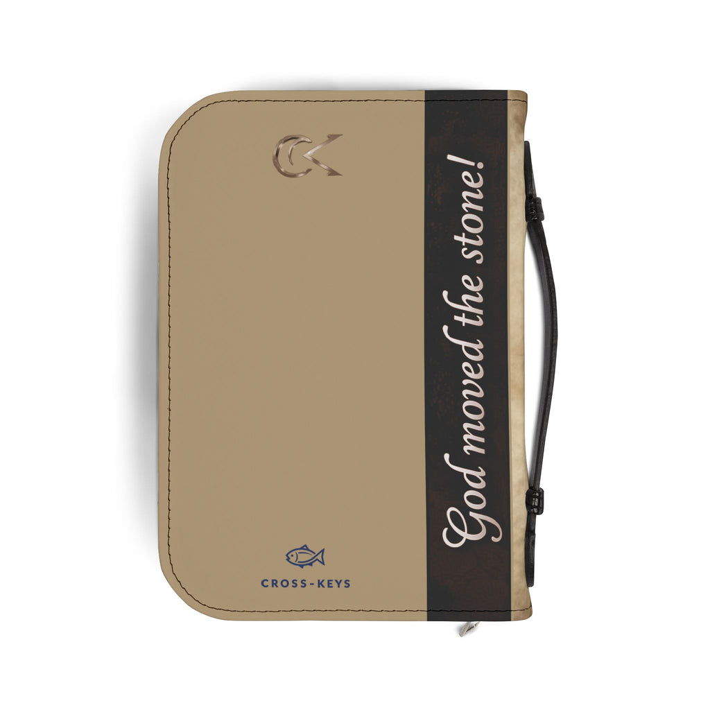 Cross-Keys Stone Bible Cover