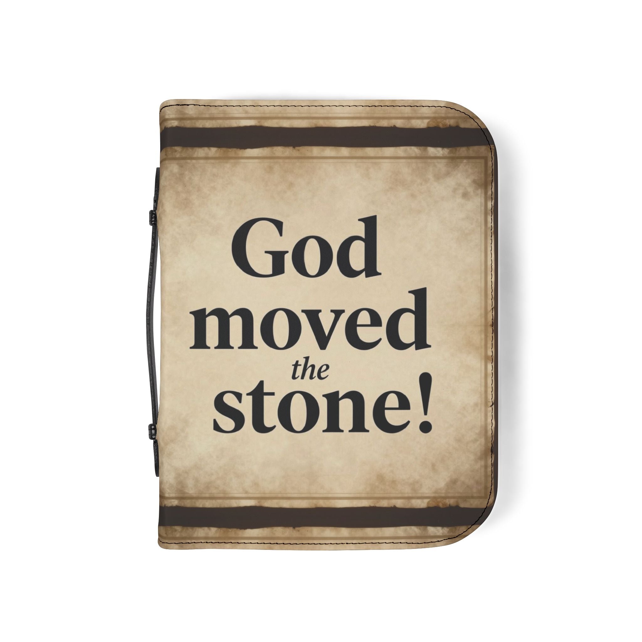 Cross-Keys Stone Bible Cover