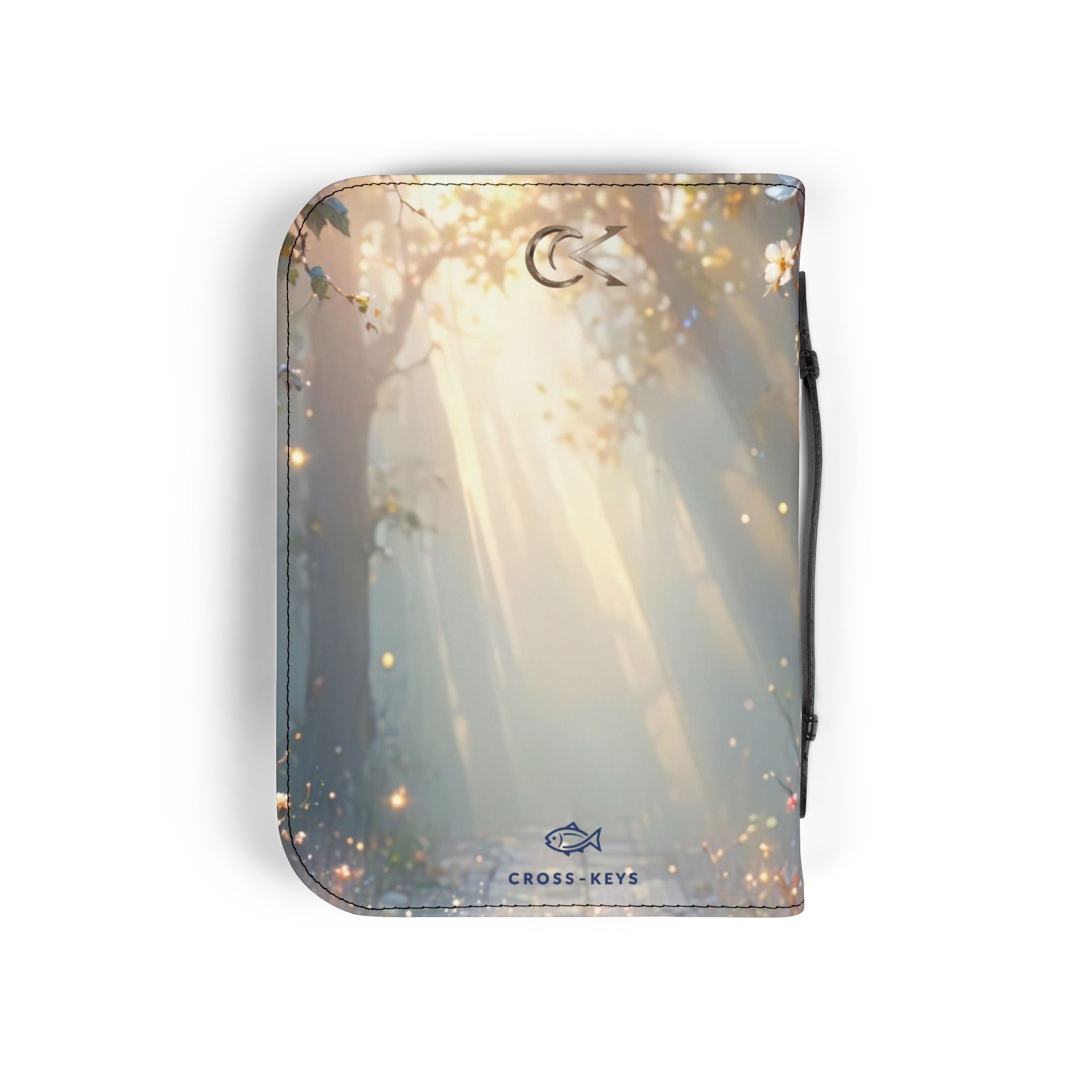 Cross-Keys Flower Bible Cover