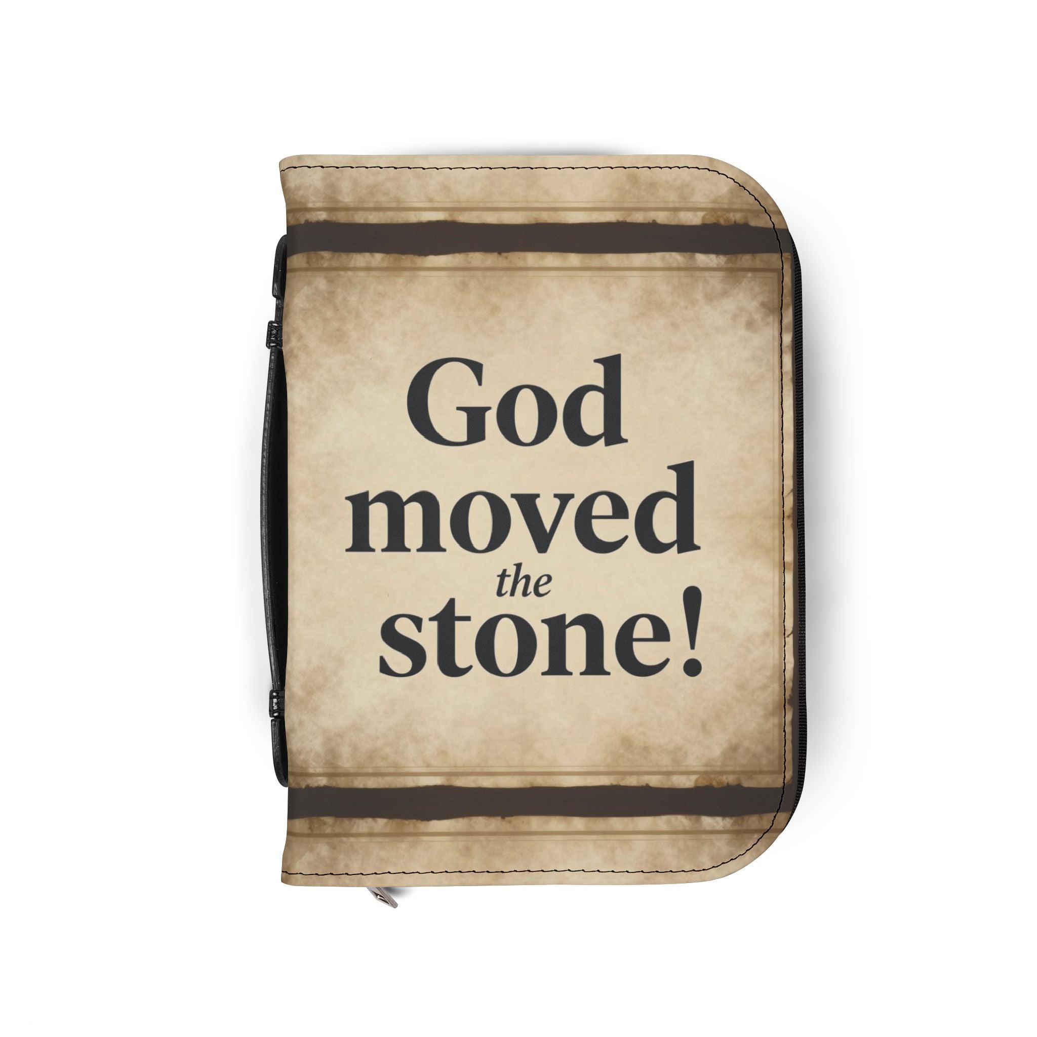 Cross-Keys Stone Bible Cover