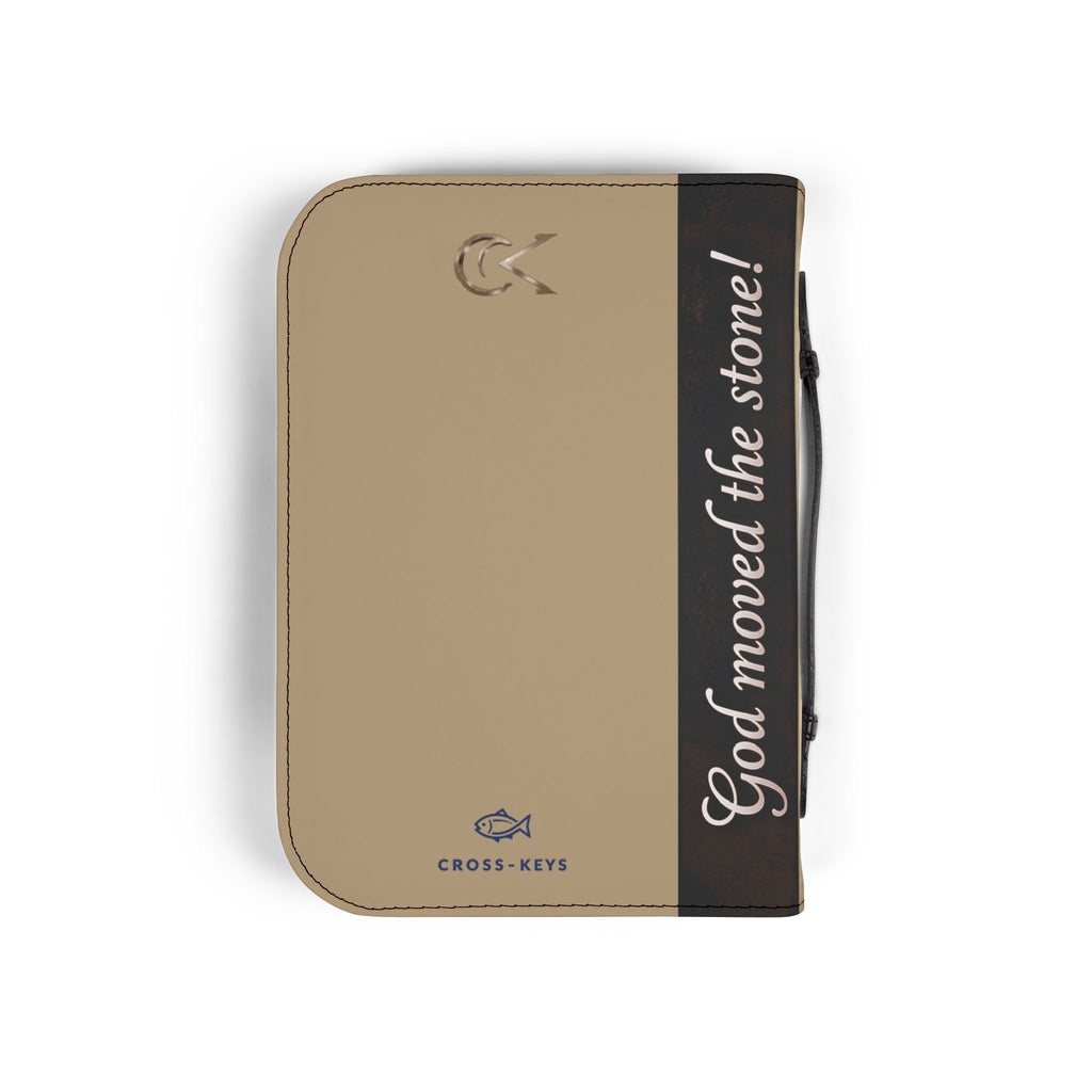 Cross-Keys Stone Bible Cover