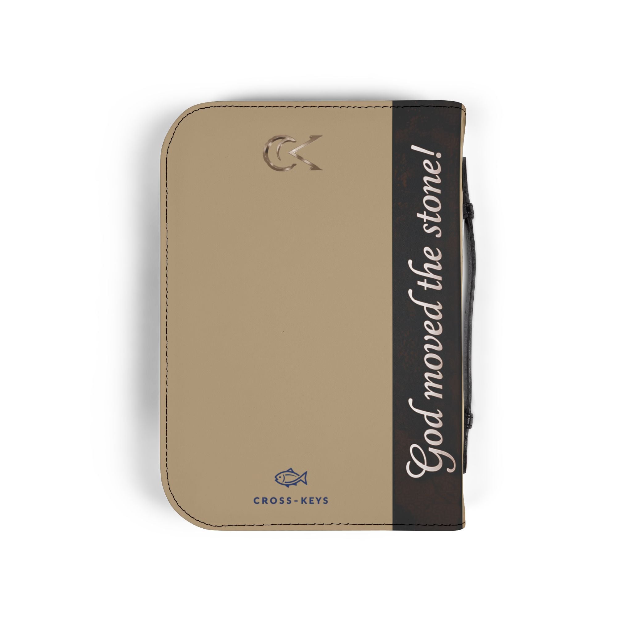 Cross-Keys Stone Bible Cover