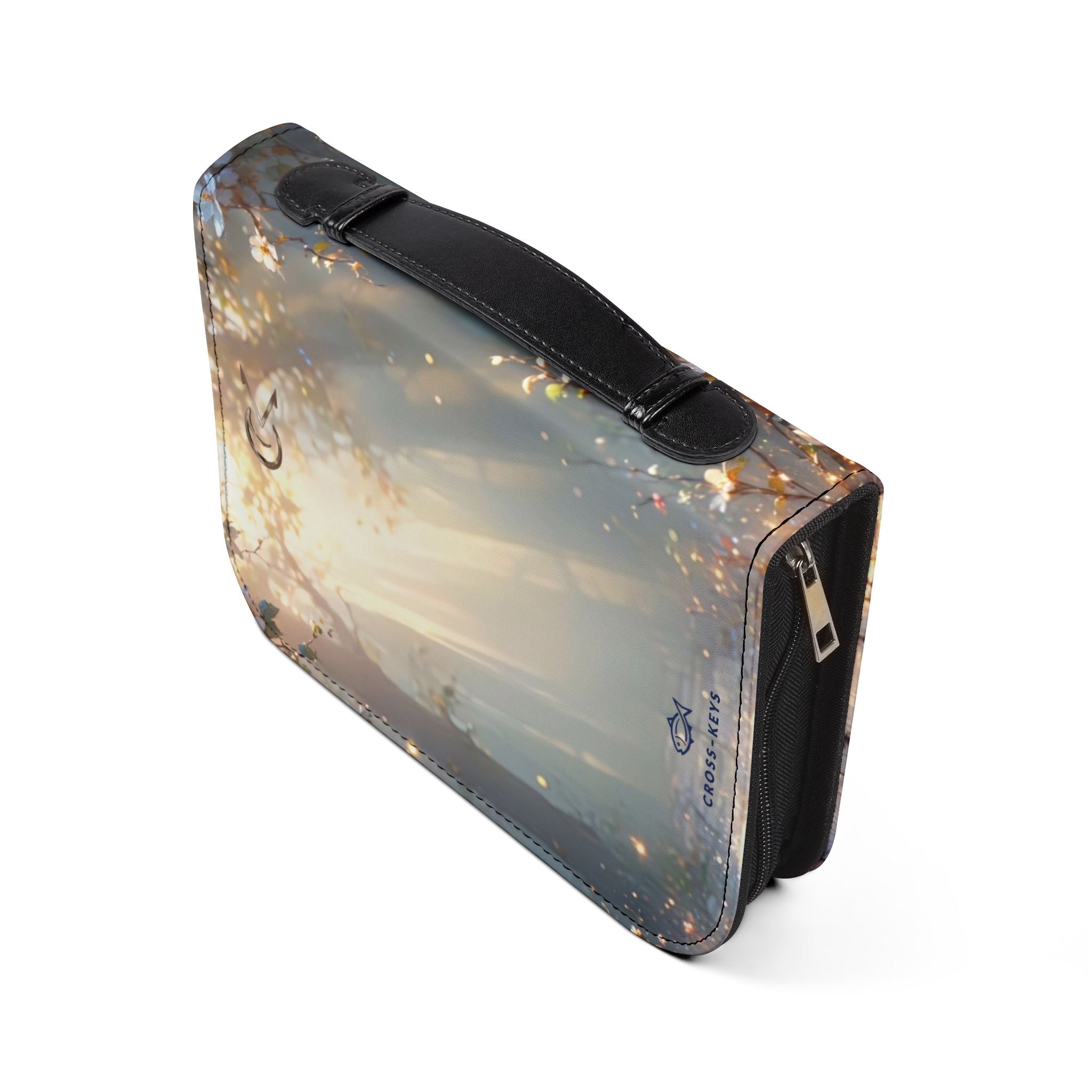 Cross-Keys Flower Bible Cover