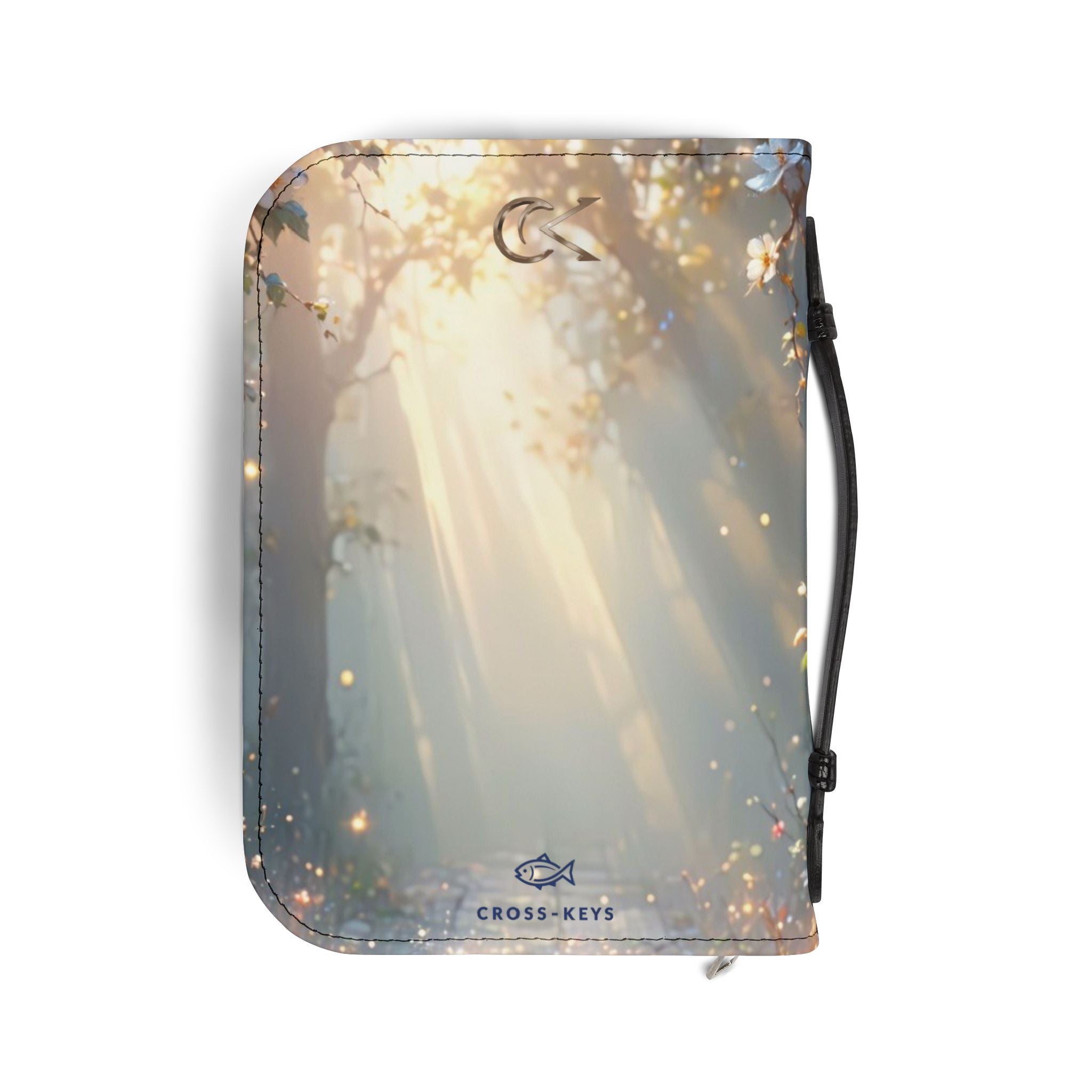 Cross-Keys Flower Bible Cover
