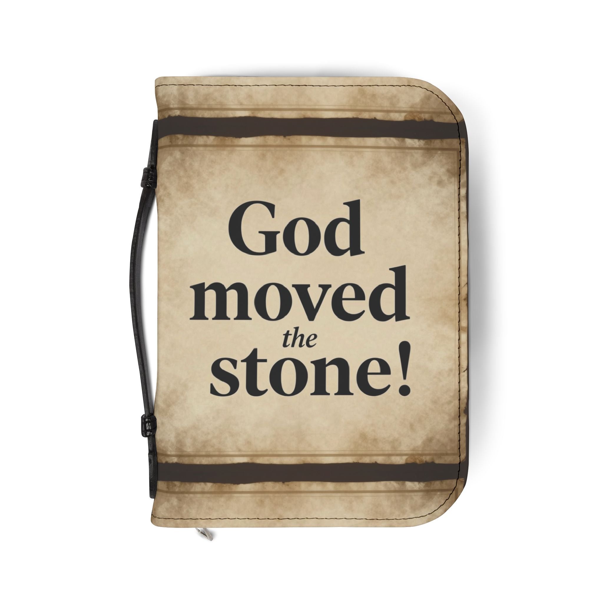 Cross-Keys Stone Bible Cover