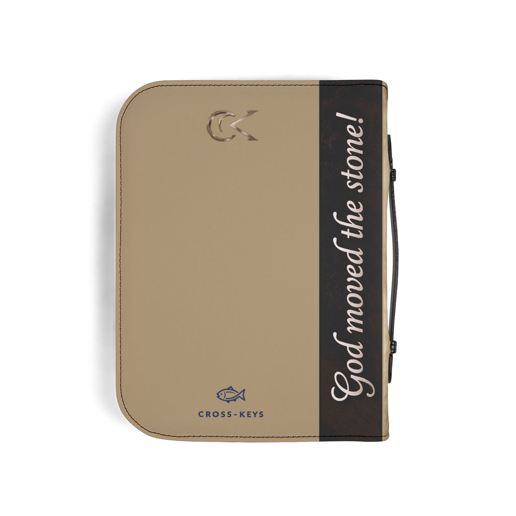 Cross-Keys Stone Bible Cover