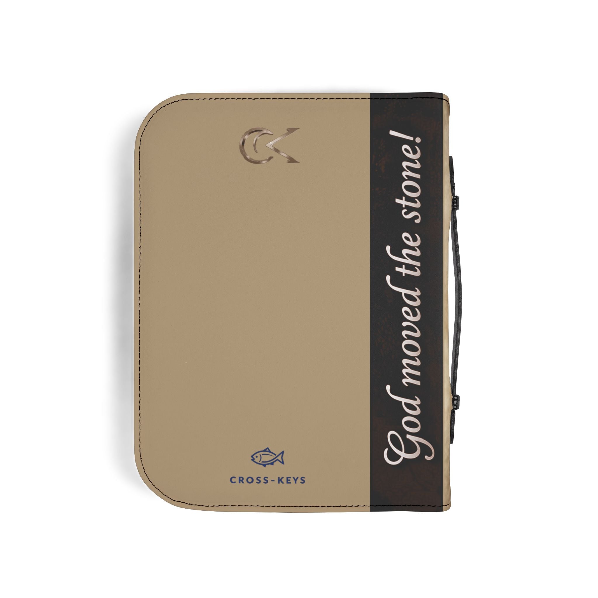 Cross-Keys Stone Bible Cover